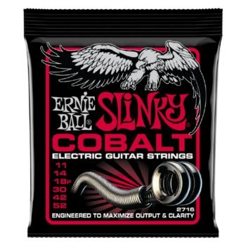 P02716 Burly Slinky Cobalt Electric Guitar Strings 11-52 Gauge Ernie Ball