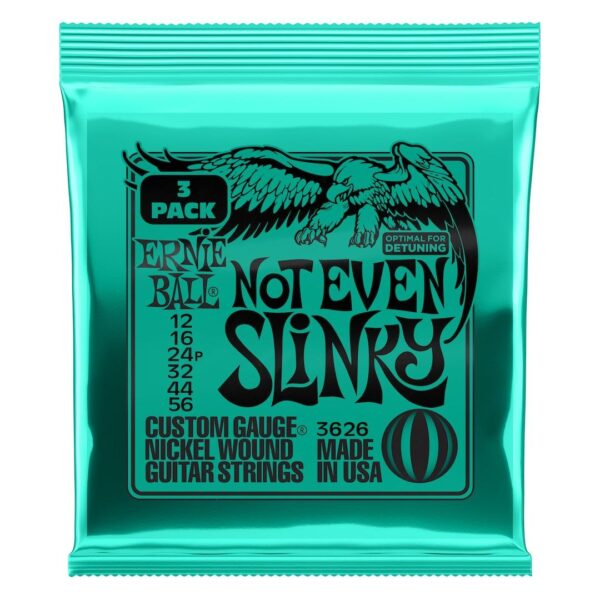 Not Even Slinky Nckl Wnd Elec Gtr Strings 3 Pk 12 56 Ernie Ball