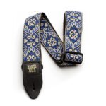 4165 Tribal Blue Jacquard Strap Ernie Ball