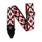 5322 Ristra Red Jacquard Strap Ernie Ball