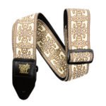 Classic Jacquard Guitar Strap/Bass Strap - Golden Tapestry Ernie Ball