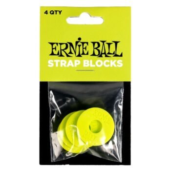Strap Blocks 4pk - Green Ernie Ball