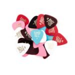 9201 Mixed Thickness & Assorted Color Cellulose Picks bag of 144 Ernie Ball