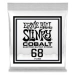 0468 .068 Cobalt Wound Electric Guitar Strings Single Ernie Ball