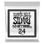 0524 .024 M-Steel Wound Electric Guitar Strings Single Ernie Ball