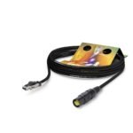 Instrument cable SC-Mercator PUR, 8 x 0,14 mm² | RJ45 / RJ45, HICON | 10,00m | black Sommer Cable