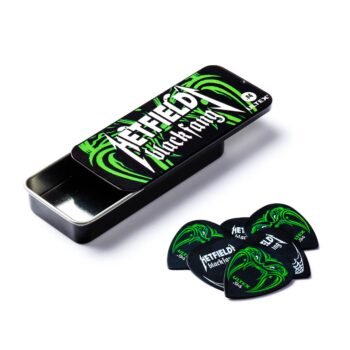 HETFIELD BLACK FANG GUITAR PICK (.94MM) TIN (6 PCS) Dunlop