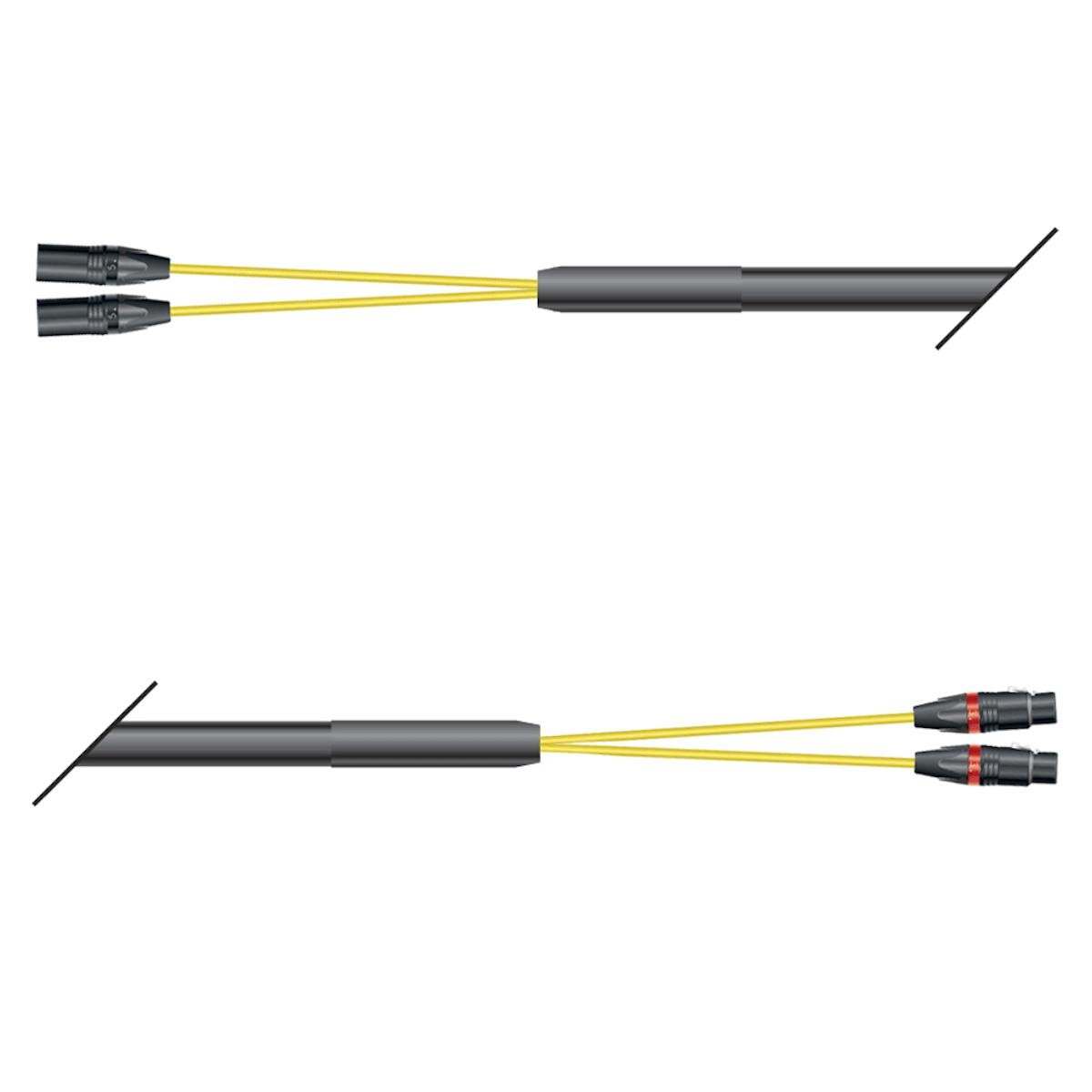 psn9-m02-00-0200 Studio loom | 02/00 | PEGASUS | NEUTRIK XLR male | NEUTRIK XLR female | 2,00m Sommer Cable - Image 1
