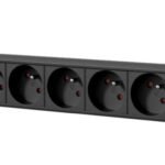 19" power distribution unit - 9 x French sockets Black version Caymon