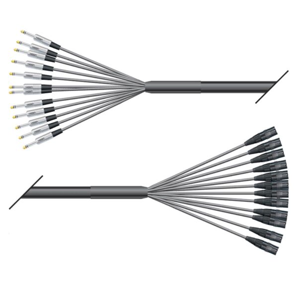 Studio loom | 12/00 | QUANTUM | HICON jack stereo | HICON XLR male | 6,00m Sommer Cable