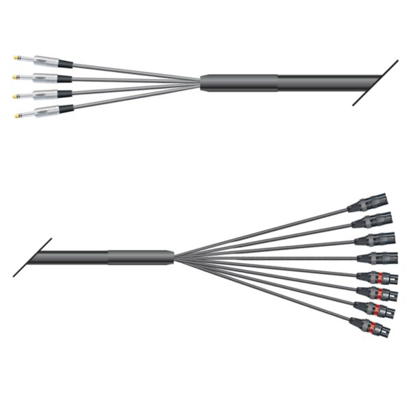 Studio looms insert | 04/08 | QUANTUM | HICON jack stereo | HICON XLR | 3,00m Sommer Cable