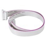 Ribbon cable, 2 x 14-pole blade terminal socket with lock for SYS-series Sommer Cable