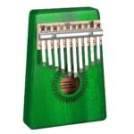 Kalimba Mahogany 10 Green Sela