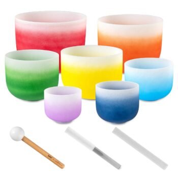 Crystal Singing Bowl Chakra Set 432 Hz Sela