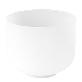 8“ Crystal Singing Bowl Set Frosted 440Hz B Sela - Image 2