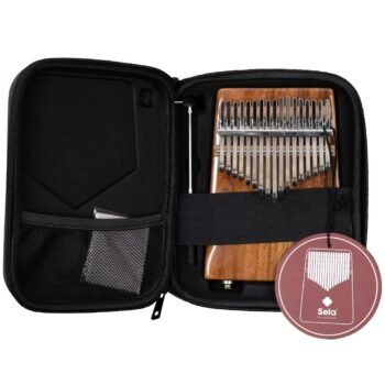 Sela Kalimba 17 Koa Hollow with Pickup Sela - Image 9