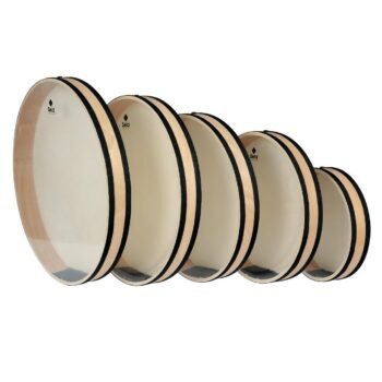 Ocean Drum 30 cm (12"), Wooden Frame with Natural Skin Sela - Image 9
