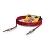 Patch- / insertcable Stage 22 Highflex, 2 x 0,22 mm² | jack / jack, HICON | 1,00m | red Sommer Cable
