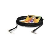 Insert cable balanced Stage 22 Highflex, 2 x 0,22 mm² | jack 90° / jack 90°, HICON | 3,00m | black Sommer Cable