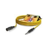 Microphone Cable Stage 22 Highflex, 2 x 0,22 mm² | XLR / jack, HICON | 10,00m | yellow Sommer Cable