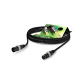 Microphone Cable SC-Symbiotic, 3 x 0,20 mm² | XLR / XLR, NEUTRIK | 2,50m | black | grey Sommer Cable