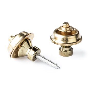 SLS1502BR STRAPLOK TRADITIONAL BRASS FINISH STRAP RETAINER SET Dunlop