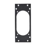 front panel 1 x NAC3PX, 2 HE, 1 BE for suitable 1x NEUTRIK NAC3PX PowerCON TRUE1, 2.5 mm galvanized Sommer Cable