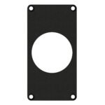 front panel 1 x PG21 for for SYPK SYSBOXX cassette profile, 2.5 mm galvanized steel sheet, colour: a Sommer Cable
