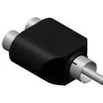 Adapter - 2 x RCA/Cinch female - RCA/Cinch male Adapter 50 pcs box Procab