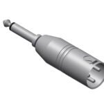 Adapter - XLR male - 6.3 mm Jack male mono Adapter 25 pcs box Procab