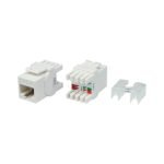 Keystone CAT6 jack IDC termination 180° Unshielded Procab