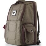 Club Bag Elite - Flight-Smart Tech Backpack (Pewter, Crimson) Gruv Gear