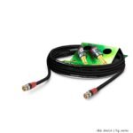 Video-patch cable hd-sdi (hdtv) SC-Vector 0.8/3.7, 1 x 0,80 mm² | BNC / BNC, NEUTRIK | 1,00m | blue Sommer Cable