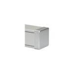 End cap aluminum micro room column , scale: 62 x 62/45 mm, plastic, colour: aluminium silver Sommer Cable