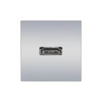 connection-modul HDMI fem. —> Screw terminal, scale: 45x45 mm, plastic, colour: aluminium silver Sommer Cable