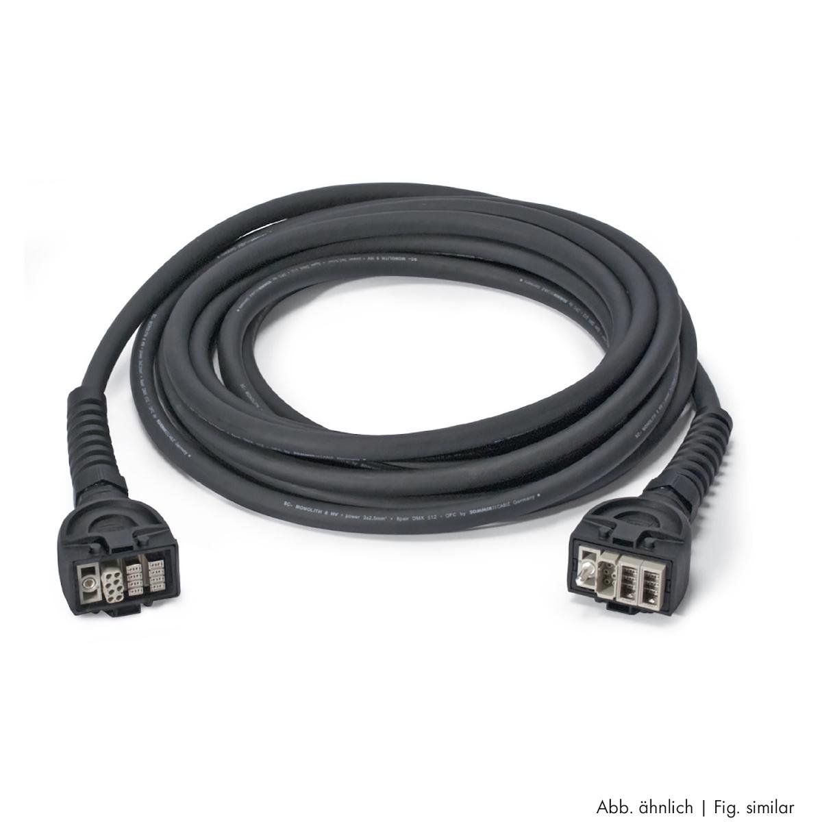 x2jg-m02-00-1000 Sommer cable network / DMX & power system , HAN-ECO male, without clamp/HAN-ECO female, without clam Sommer Cable - Image 1