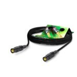 Cat.6, 8 x 0,26 mm² | RJ45 / RJ45 | 60,00m | black Sommer Cable